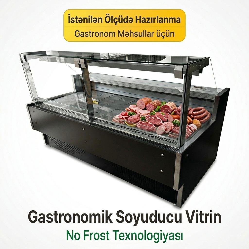 Qastronomik soyuducu vitrin